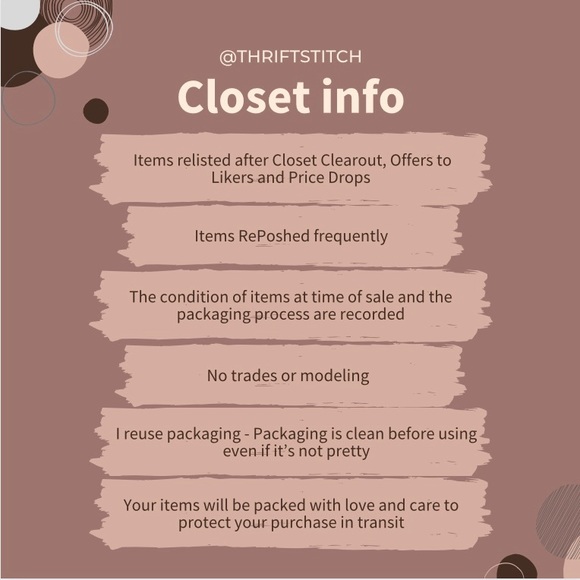 Please Read - Closet Info - Picture 3 of 5